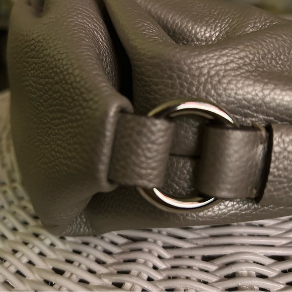 NWOT Coach F15064 Metallic Silver Hobo Satchel Shoulder Bag FREE wallet - Picture 8 of 13